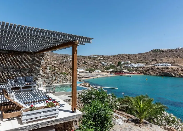 Penzion Etesians & Super Paradise Beach (Mykonos)